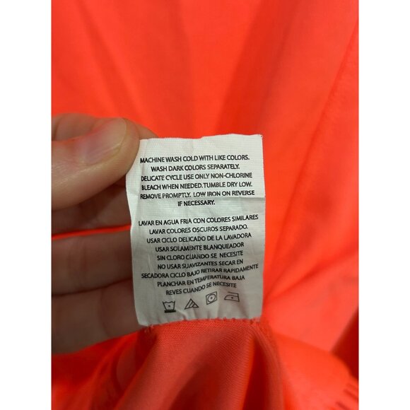 Hind Orange Long Sleeve Activewear Top Size Large Lightweight Gym Athleisure - Picture 8 of 10